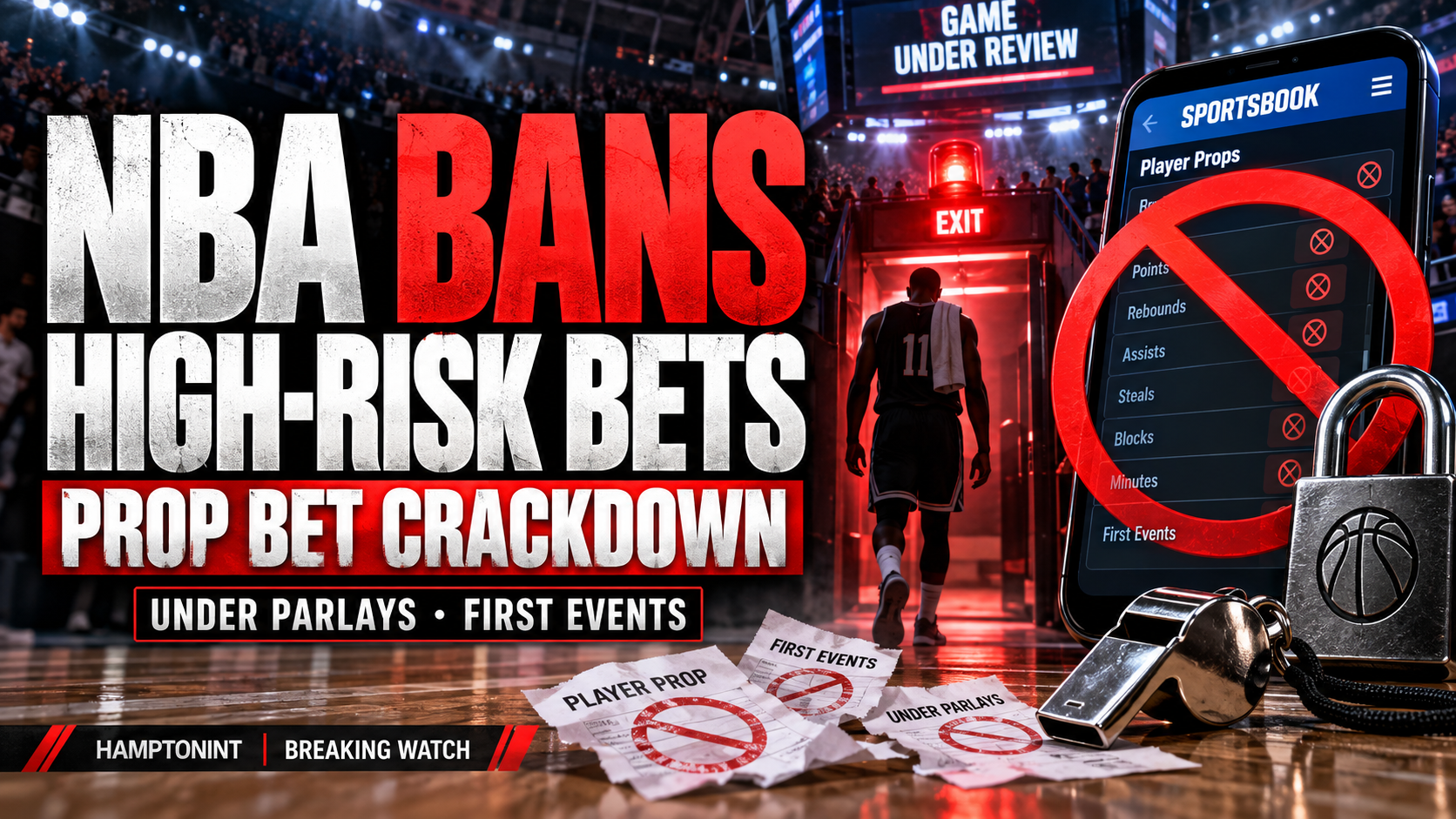 NBA Bans High-Risk Prop Bets: Under Parlays, First Events, and Player Props Restricted