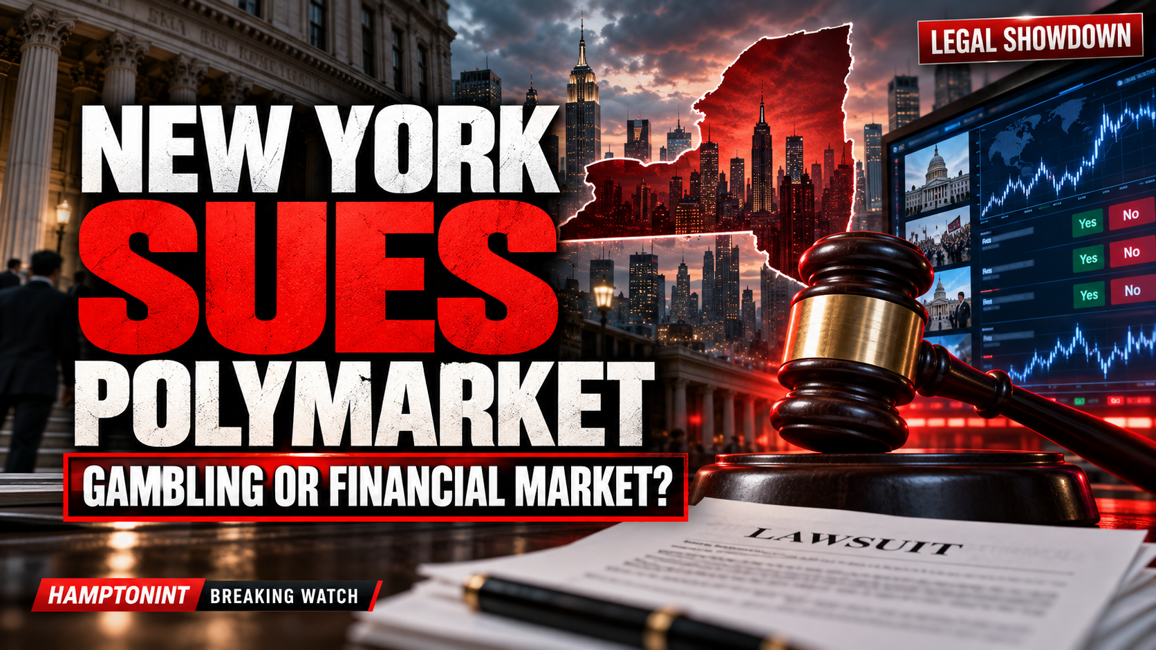 HamptonINT Breaking Watch: New York Sues Polymarket