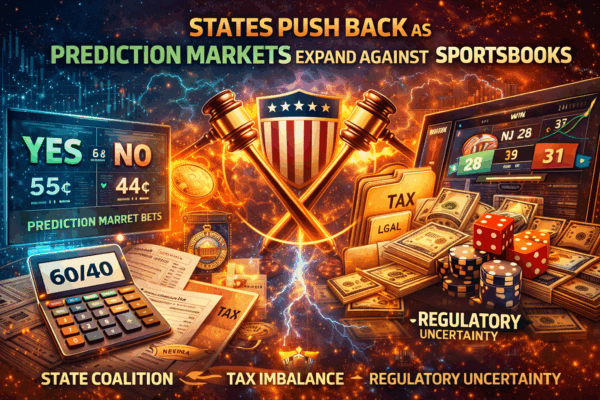 494-Regulation/Legal: States Push Back as Prediction Markets Expand Against Sportsbooks