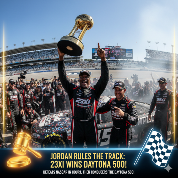 213-Jordan Rules the Track: 23XI Racing Defeats NASCAR in Court, Then Conquers the Daytona 500