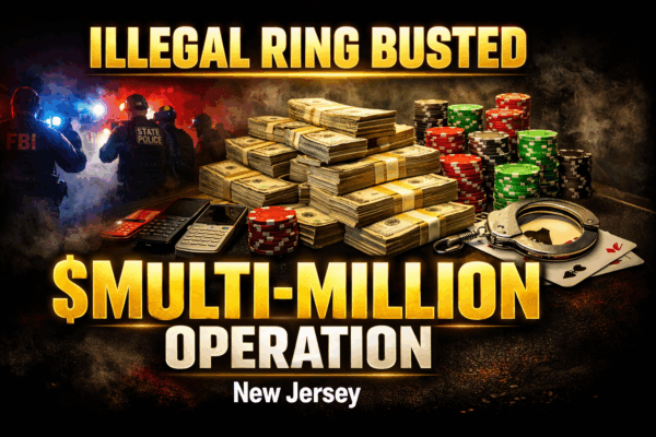 330-Multimillion Illegal Gambling Ring Busted in New Jersey