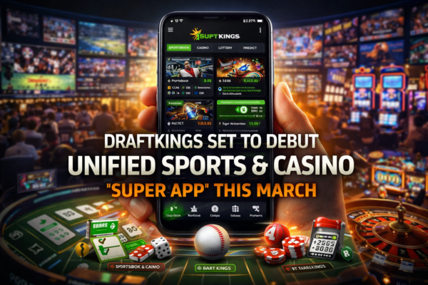 364- DraftKings Set to Debut Unified Sports & Casino “Super App” This March