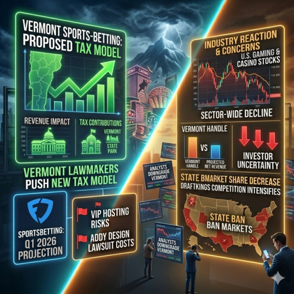 630-Vermont lawmakers push new sports‑betting tax model