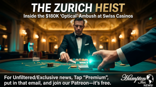 THE ZURICH HEIST: Inside the $180K “Optical” Ambush at Swiss Casinos