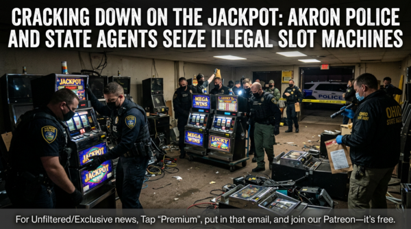 Cracking Down on the Jackpot: Akron Police and State Agents Seize Illegal Slot Machines