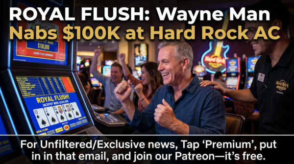 Royal Flush: Wayne Man Nabs $100K at Hard Rock AC