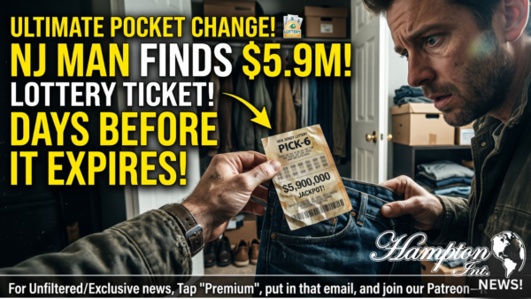 The Ultimate Pocket Change: NJ Man Finds $5.9M Lottery Ticket Days Before It Expires