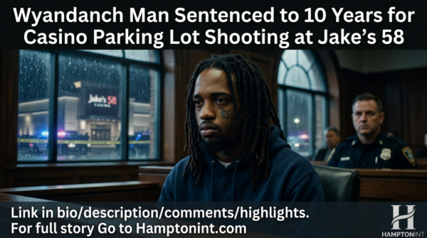 Wyandanch Man Sentenced to 10 Years for Casino Parking Lot Shooting at Jake’s 58