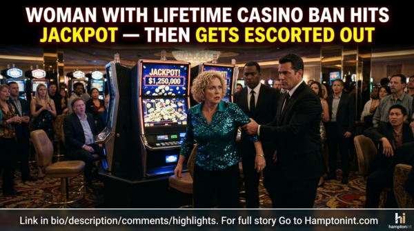 Woman With Lifetime Casino Ban Hits Jackpot  Then Gets Escorted Out