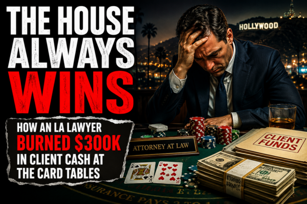 The House Always Wins: How an LA Lawyer Burned $300K in Client Cash at the Card Tables